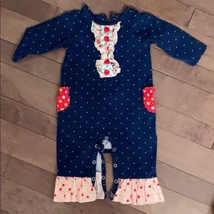 Ricrac & Ruffles Romper